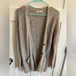 Tan Oversized Cardigan